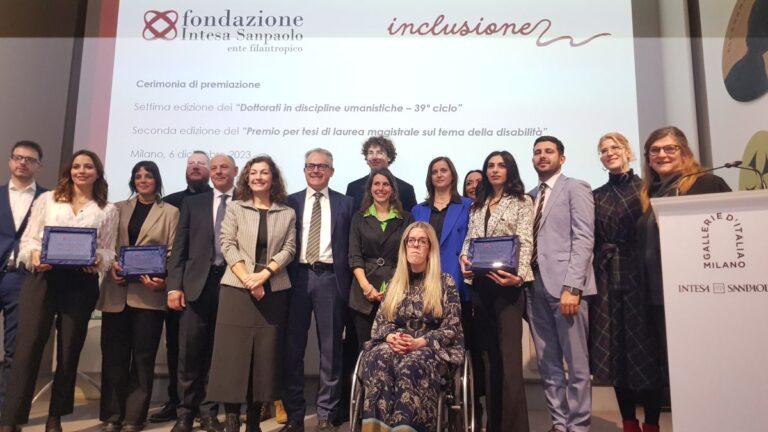 Fondazione Intesa Sanpaolo premia dottorati e tesi sull’inclusione