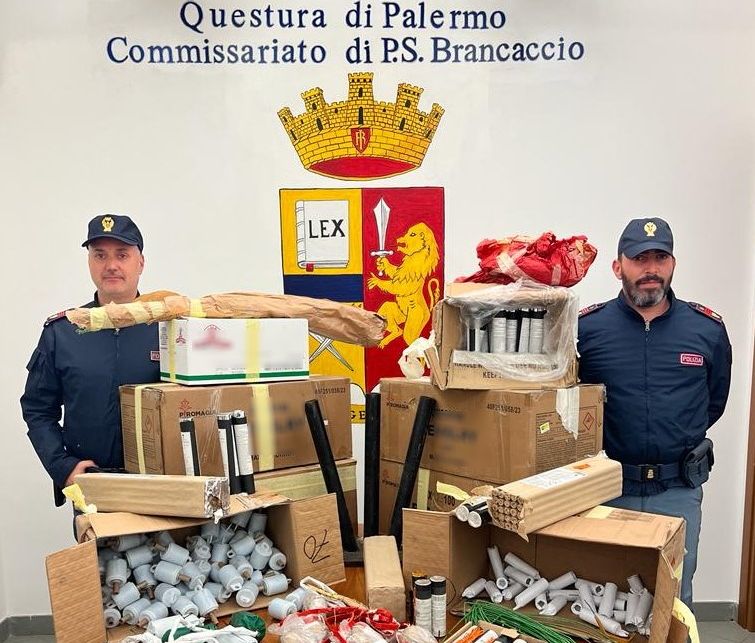 Botti illegali e droga, 1 arresto e 2 denunce a Palermo