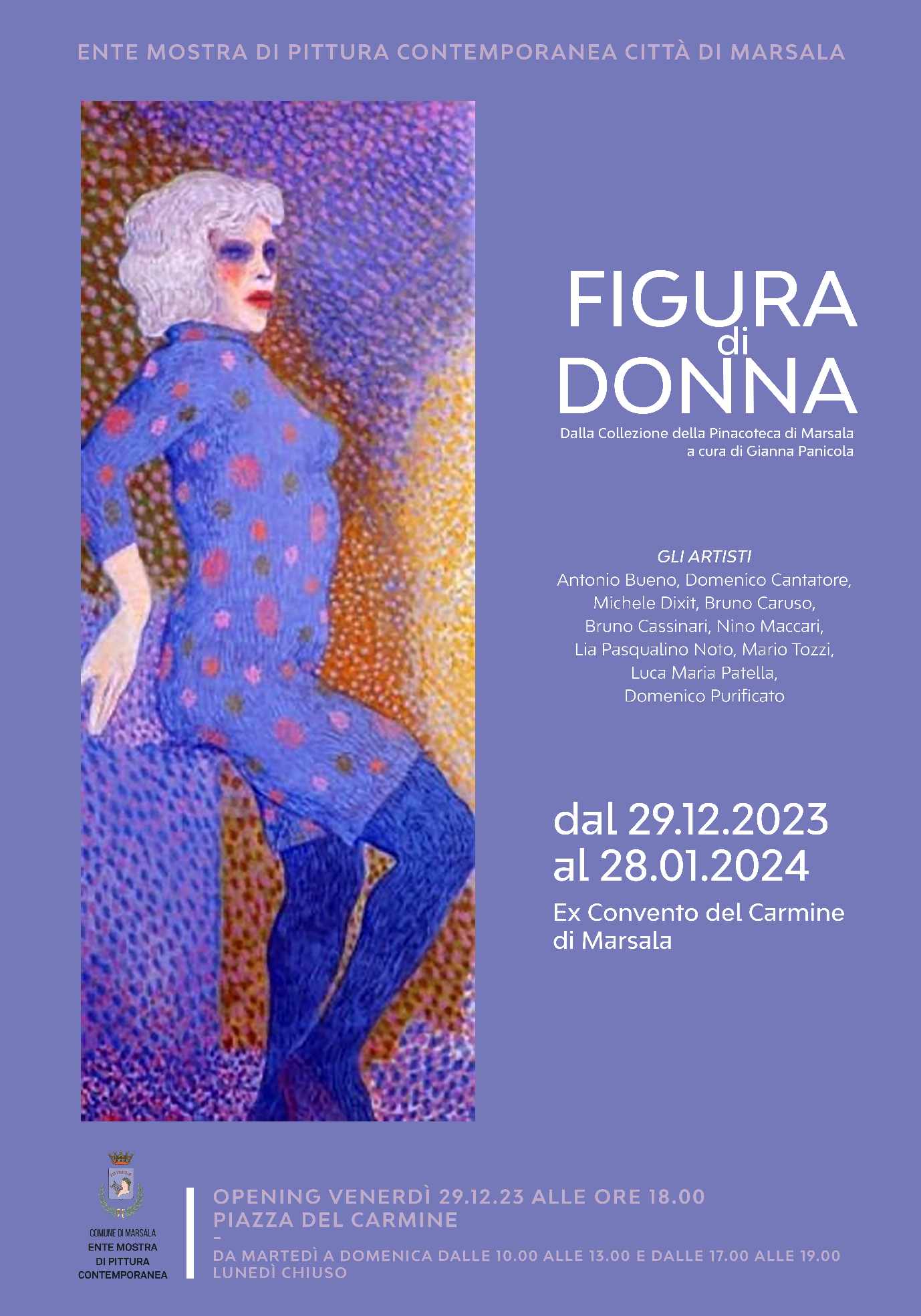 “Figura di donna”, a Marsala la mostra dalla collezione della Pinacoteca