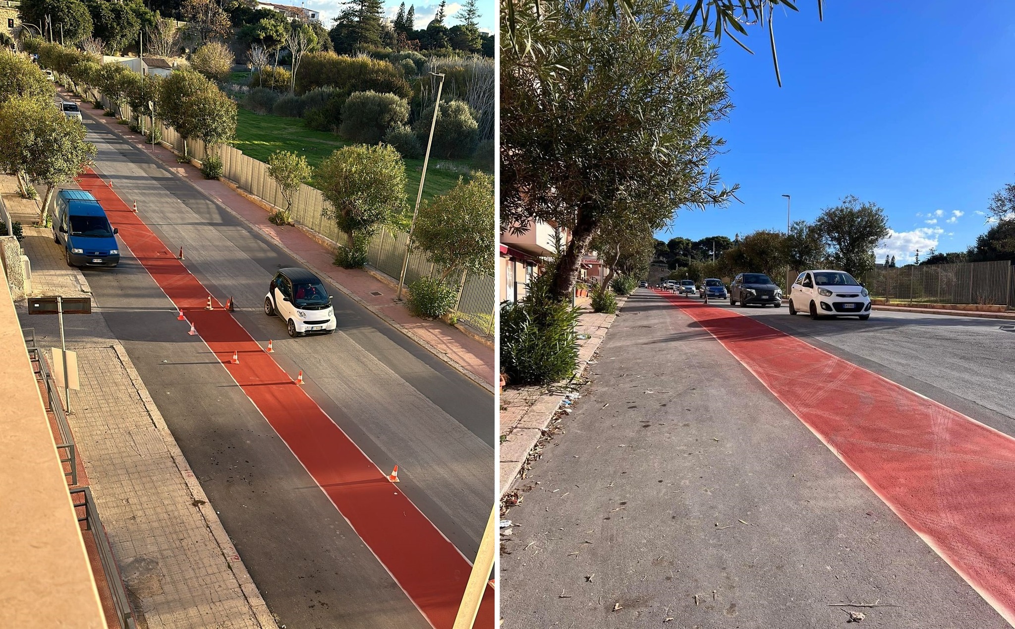 Tra pista ciclabile e corsie, cosa sta nascendo al Lungomare di Marsala?