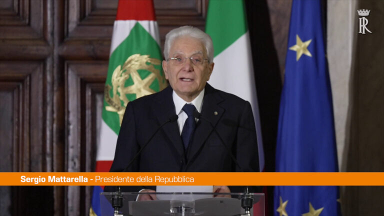 Mattarella “Crisi geopolitica rischia di travolgere ordine mondiale”