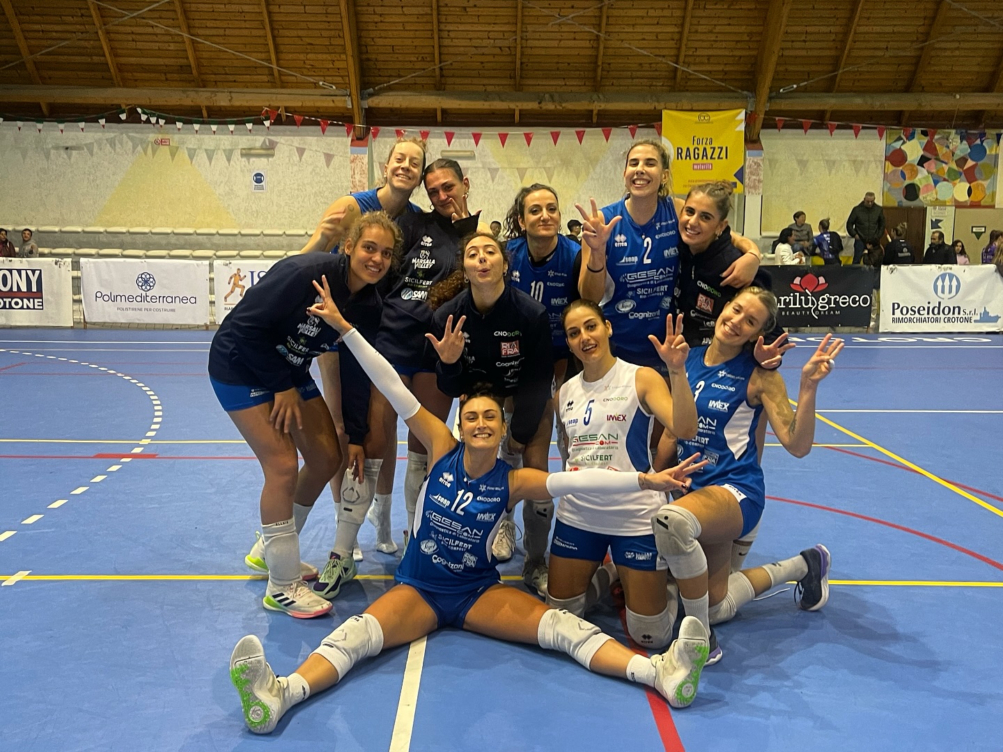 Volley: la GesanCom Marsala espugna il campo di Crotone