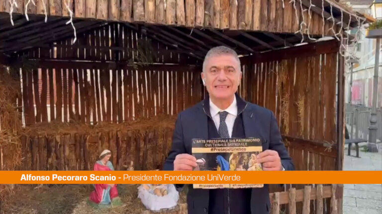 Pecoraro Scanio “L’arte del presepe sia patrimonio Unesco”