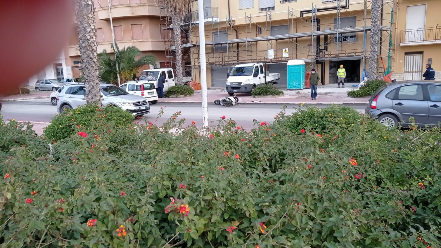 Incidente tra auto e moto nel Lungomare di Marsala