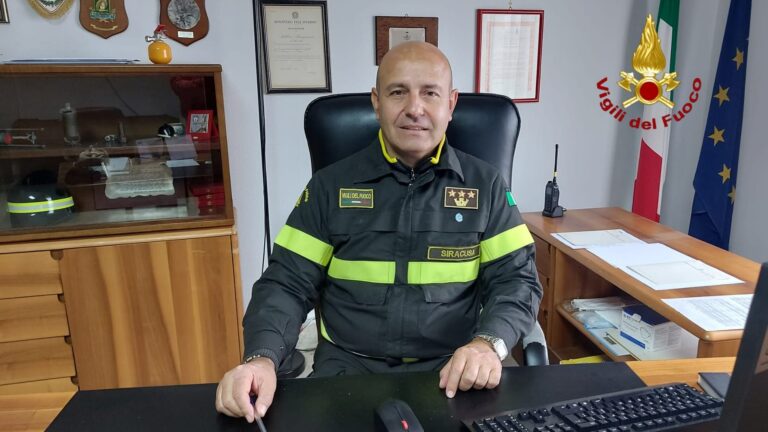 Vigili del fuoco di Trapani, Antonino Galfo è il nuovo comandante provinciale