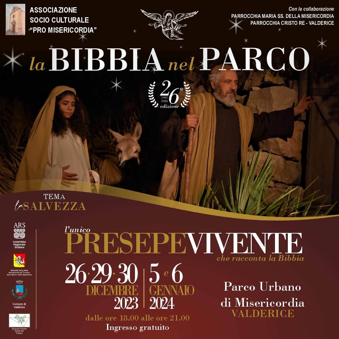 Torna “La Bibbia nel Parco”, presepe vivente a Valderice