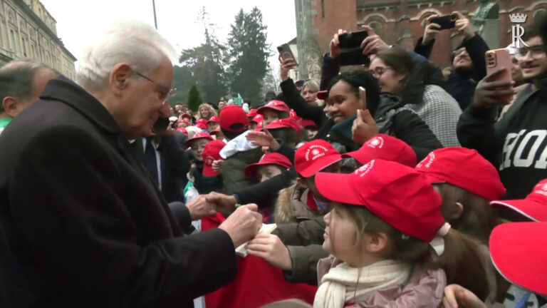 Vercelli, Mattarella visita mostra all’Ospedale S.Andrea