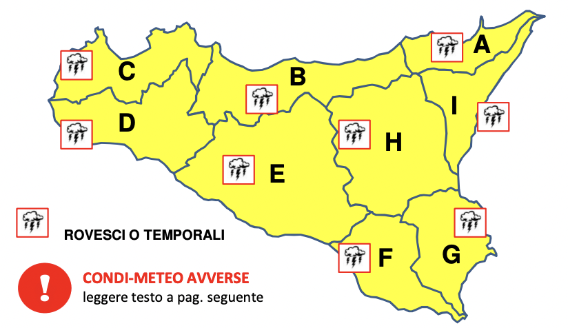 Maltempo in Sicilia e nel trapanese, ancora allerta gialla