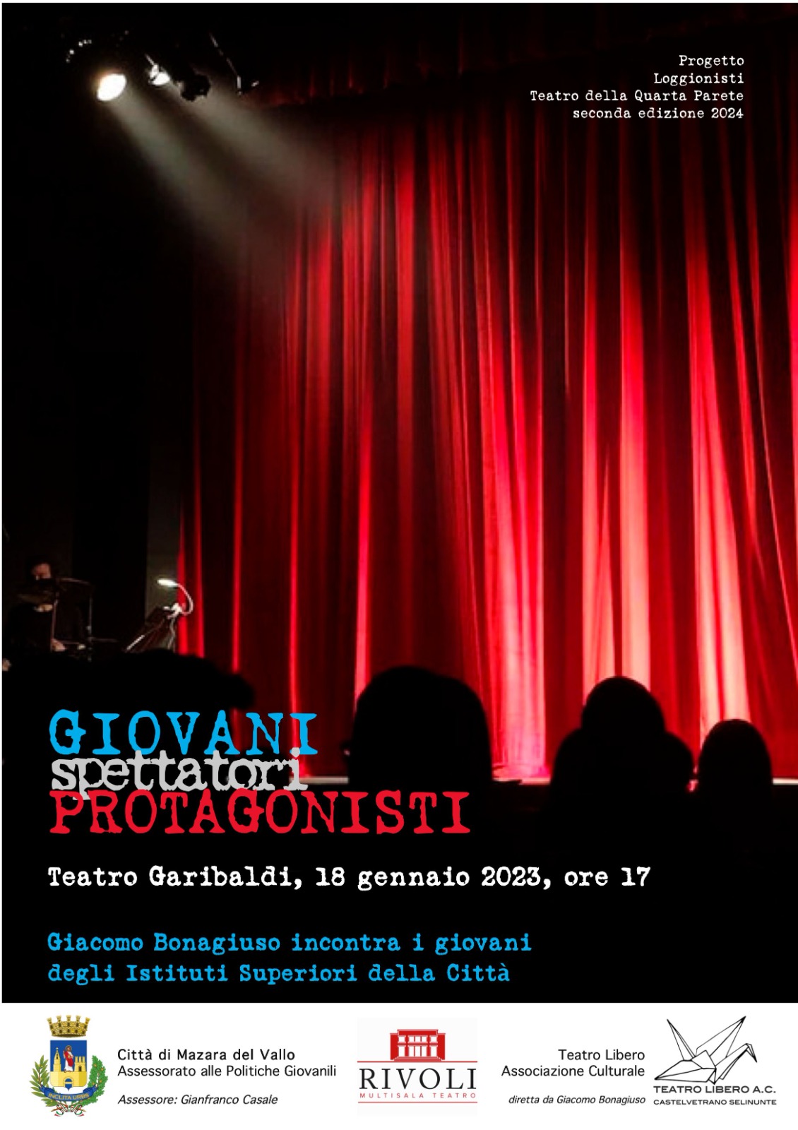 Torna a Mazara il progetto di Bonagiuso “il Teatro della Quarta Parete”