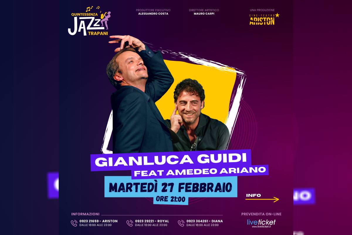 Gianluca Guidi e Amedeo Ariano in “That’s Life! Sinatra Tribute” a Trapani