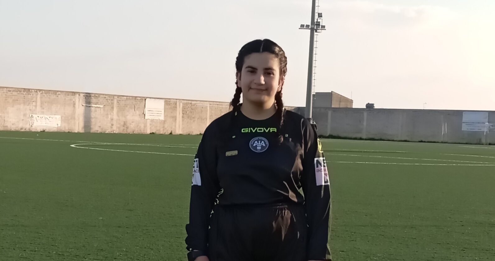 La giovane arbitro marsalese Dalila Laudicina al debutto nel Campionato Allievi