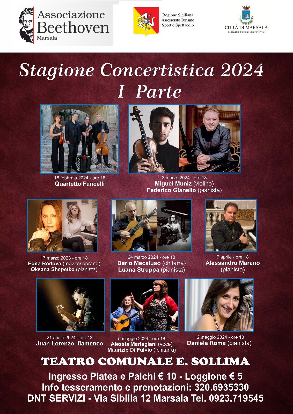 Al “Sollima” di Marsala torna la Stagione Concertistica classica