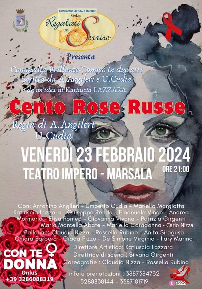 All’Impero di Marsala la commedia comica “Cento Rose Russe”