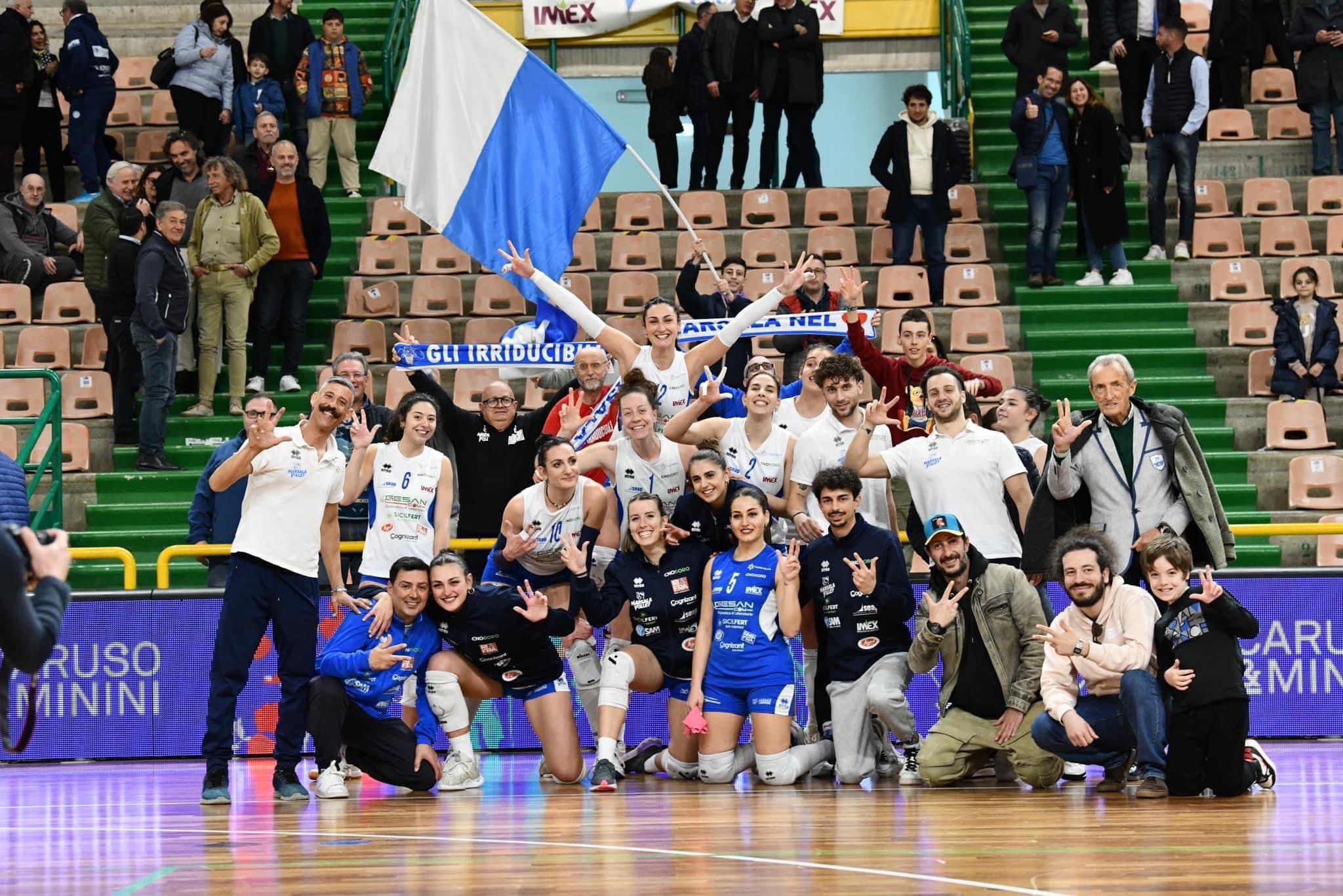 Volley femminile, vittoria casalinga per il Marsala