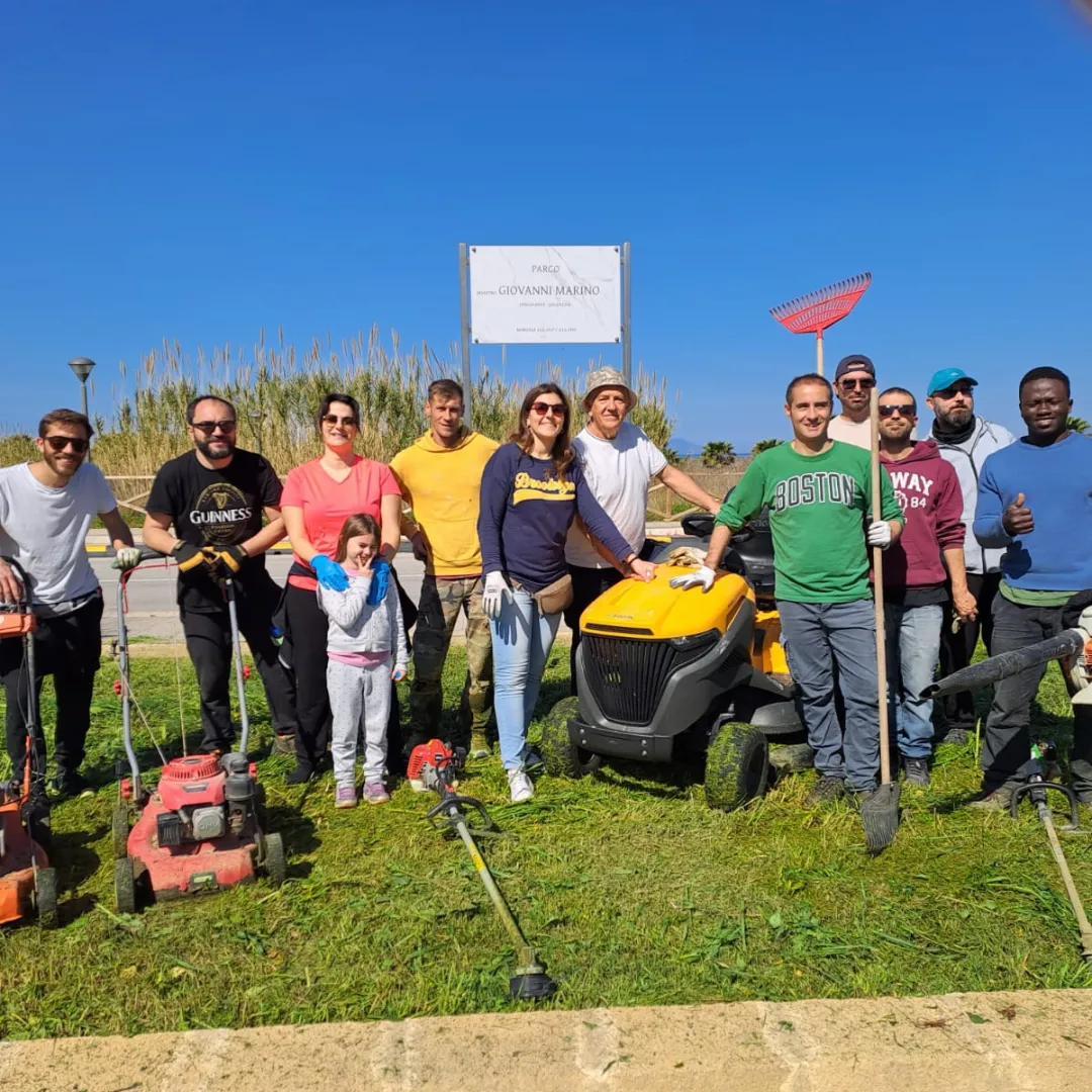 Emisfero del vento: l’associazione pulisce il quartiere Sappusi a Marsala