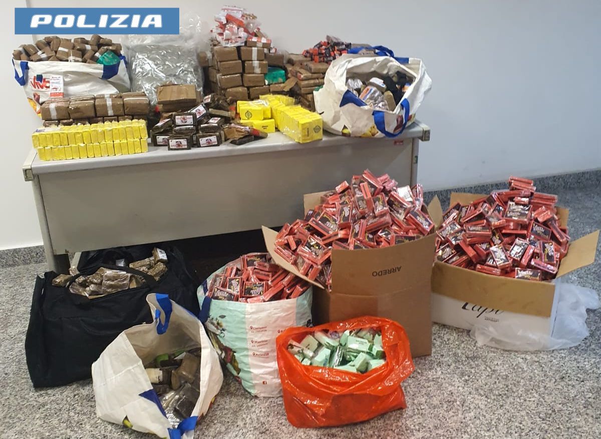 San Cesareo, arrestato 20enne sorpreso con oltre 350 kg di droga