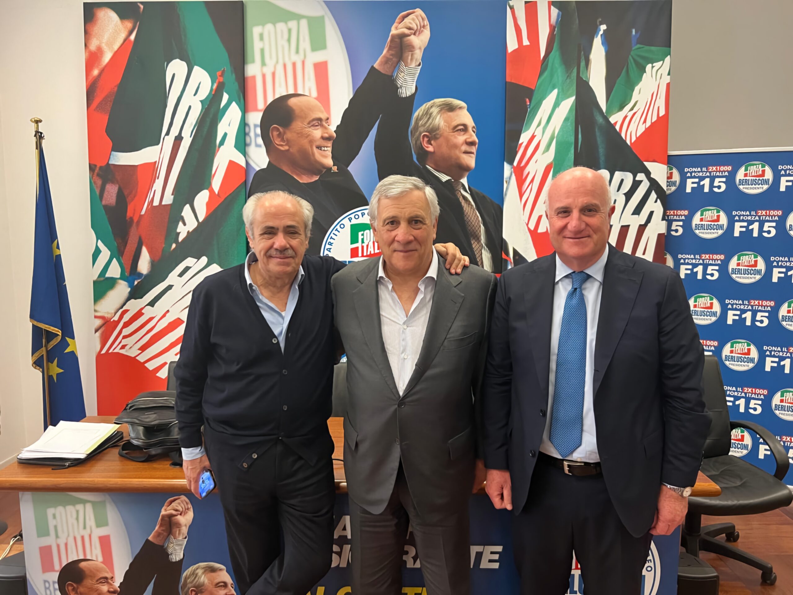 Alle Elezioni Europee Forza Italia di Tajani-Schifani e l’MPA di Lombardo uniti