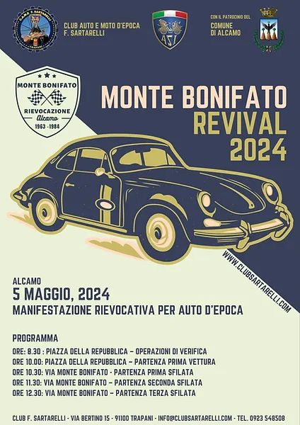 Ad Alcamo la V Monte Bonifato Revival, gara di velocità in salita