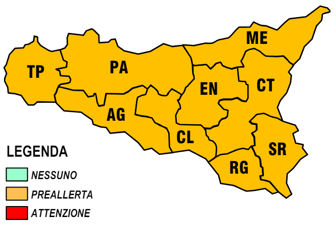 Torna l’allerta incendi in Sicilia: per giovedì sarà arancione