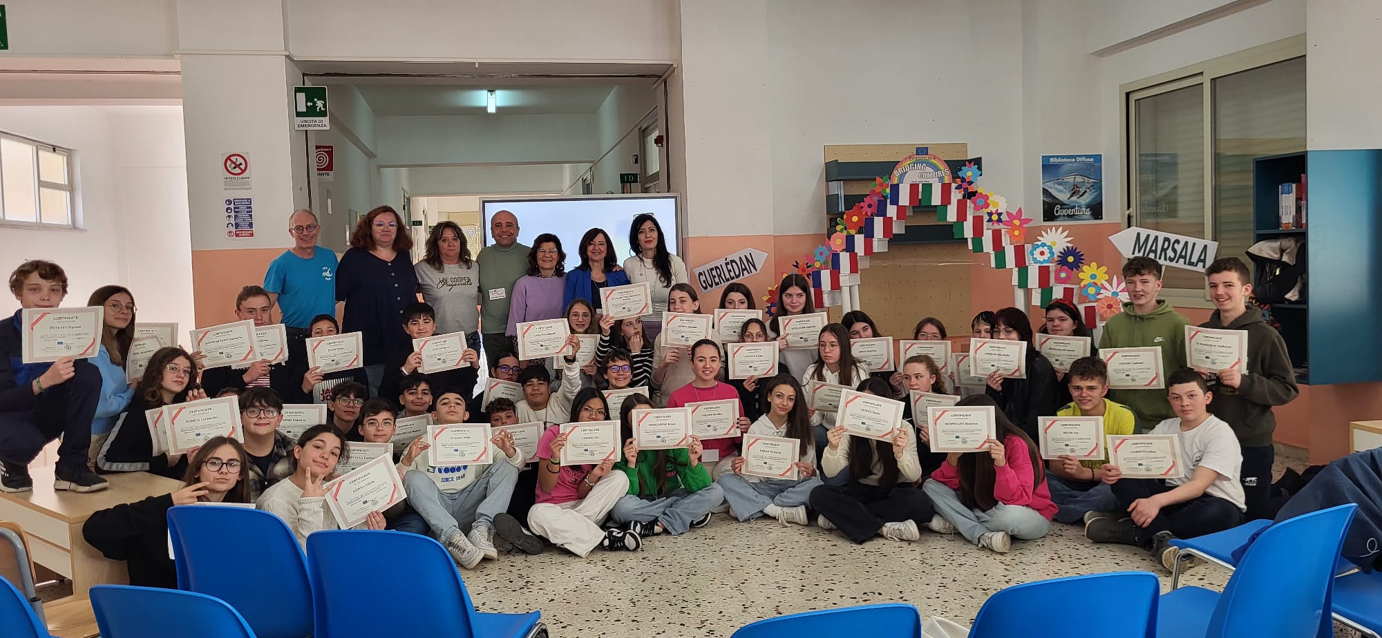 La “Mazzini-Cavour” di Marsala crea ponte culturale con la Francia