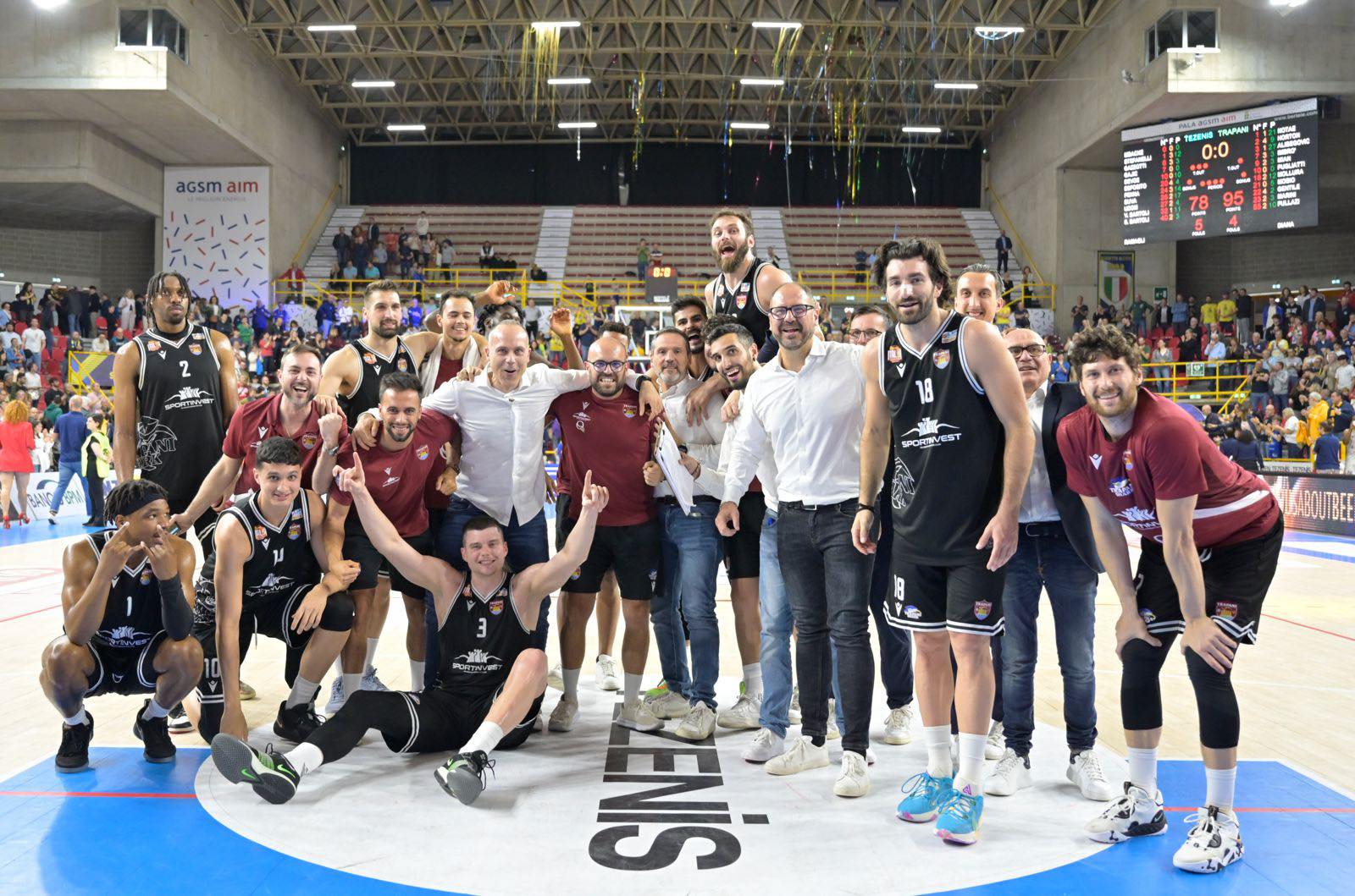 Basket: Trapani Shark vince contro Scaligera ed accede alle finali di Play Off A2