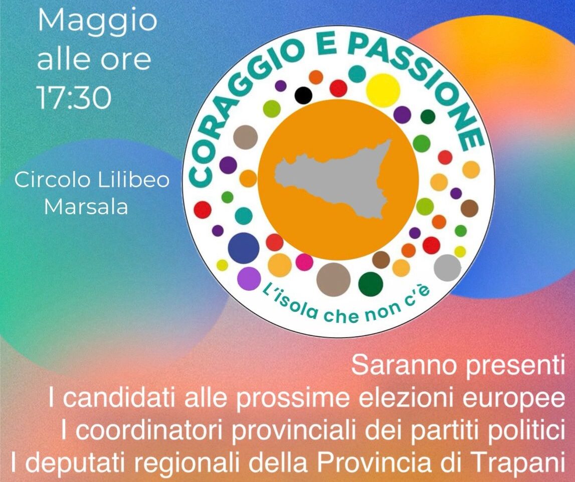 A Marsala “Coraggio e Passione per l’isola che non c’è” organizza un incontro con i candidati alle Europee