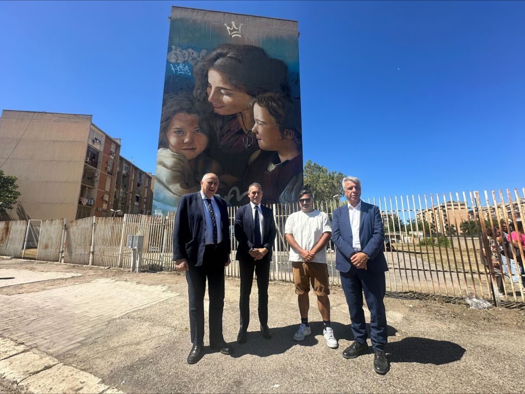 Svelato “Hope”, nuovo murale di Giulio Rosk allo Sperone a Palermo