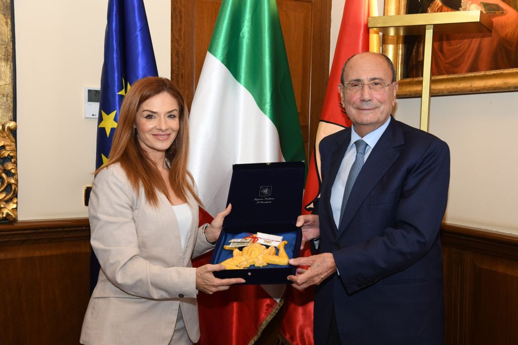 Schifani riceve il ministro maltese Miriam Dalli