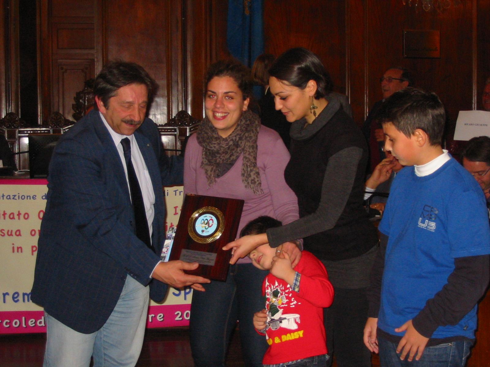 Il Coni premia lo Scacco Club Mazara con la Stella di Bronzo
