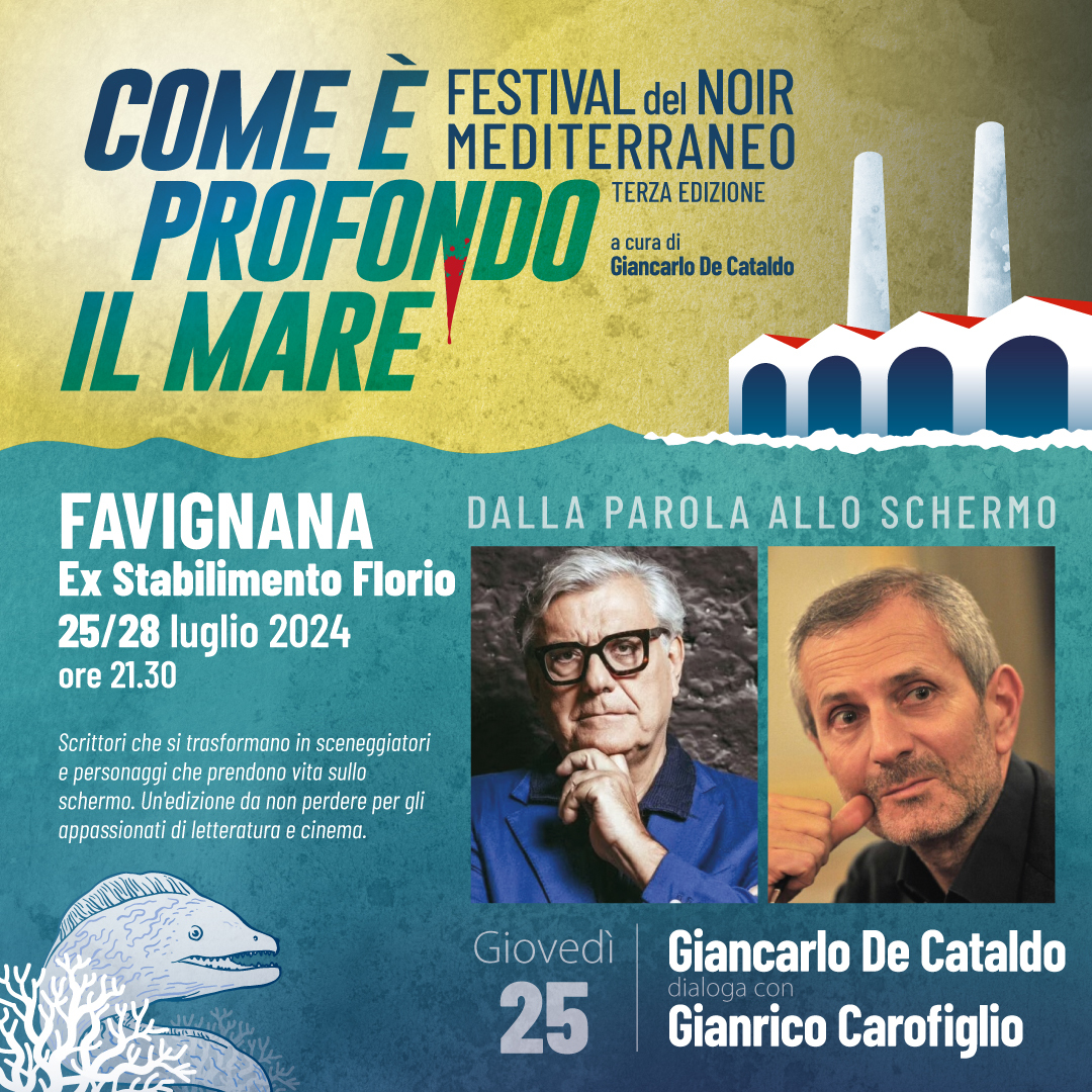 Favignana sarà noir con Carofiglio, al via il Festival