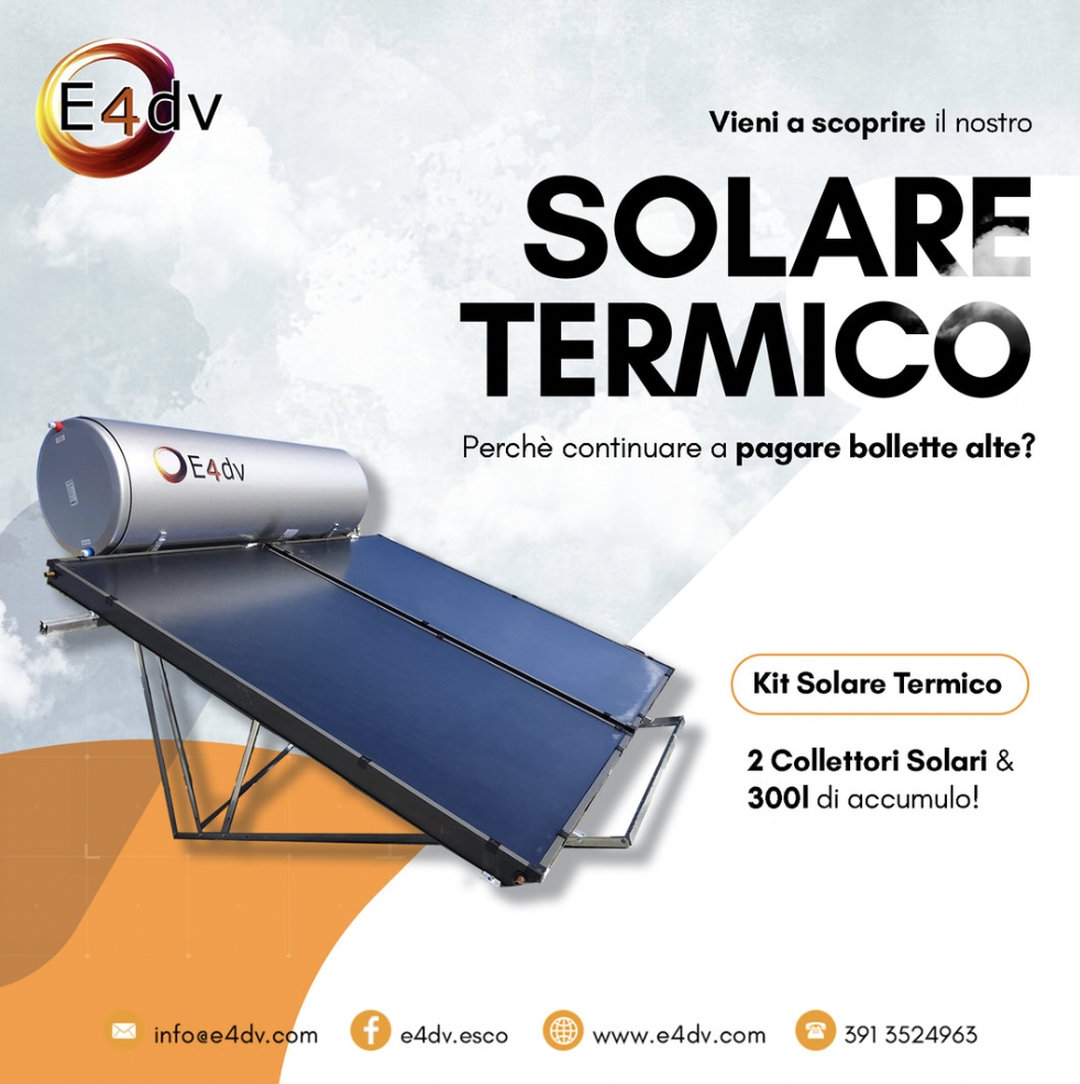 Con E4dv alla scoperta dei solari termici