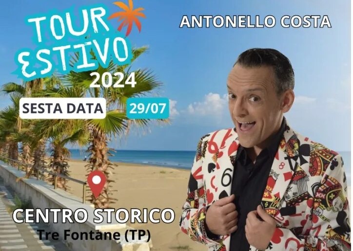 All’Insonnia Salotto Culturale di Tre Fontane il cabaret di Antonello Costa