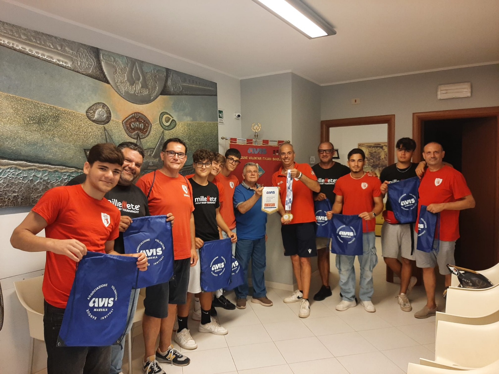 Sport e solidarietà, si consolida la sinergia tra Fenici Rugby e Avis Marsala