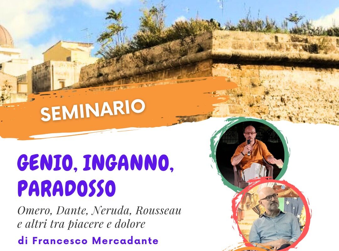 Al bastione Velasco di Marsala seminario letterario di Francesco Mercadante