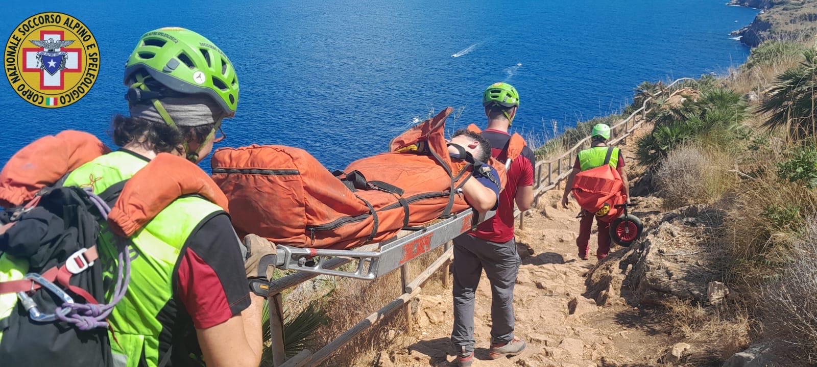 Ancora un incidente alla Riserva dello Zingaro, il soccorso alpino salva un 17enne