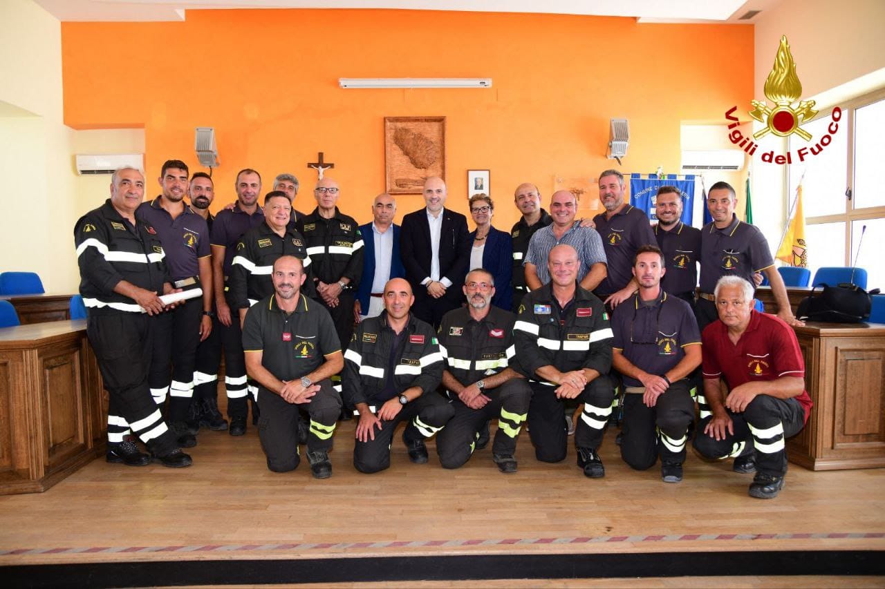 Pantelleria: visita istituzionale del sottosegretario Prisco al presidio stagionale dei Vigili del Fuoco