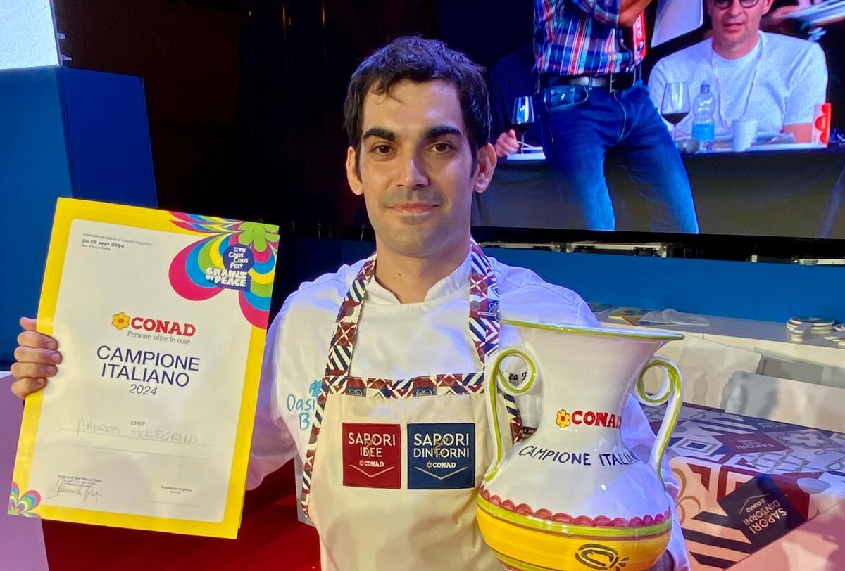 San Vito, il campobellese Andrea Pellegrino vince il Campionato italiano di cous cous