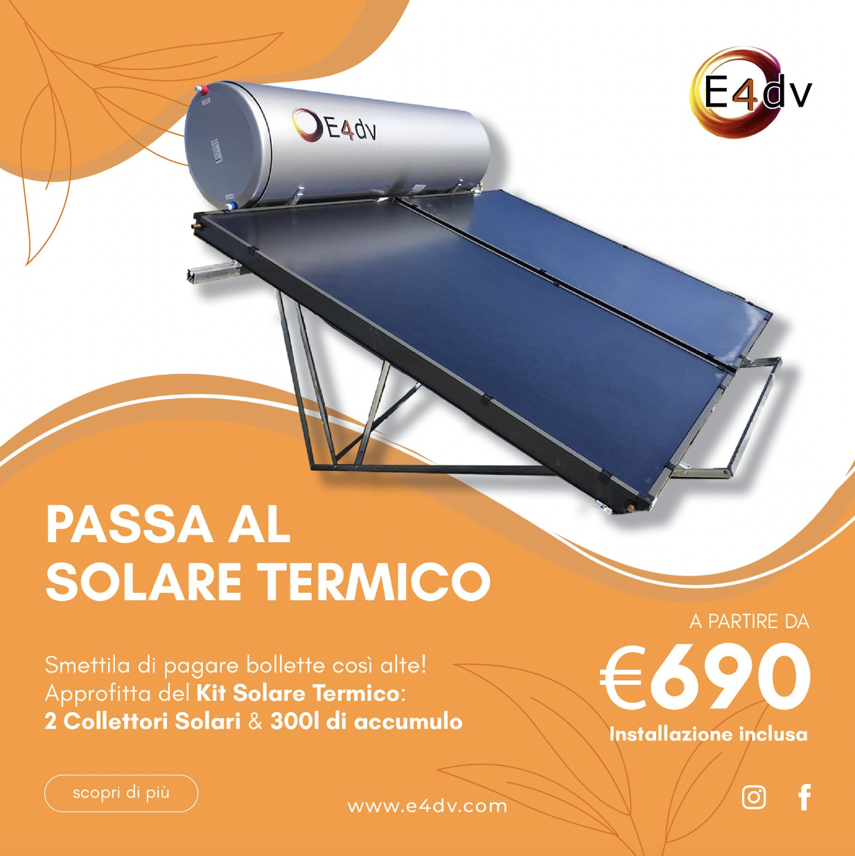 Preparate il vostro autunno con gli impianti E4dv￼