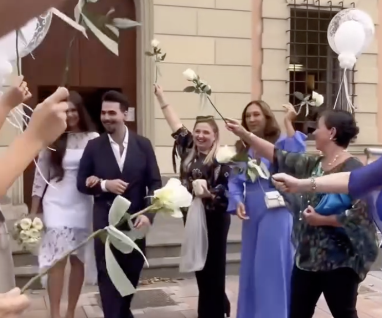 Si è sposato Ignazio Boschetto, cerimonia sobria con la sua Michelle Bertolini. VIDEO