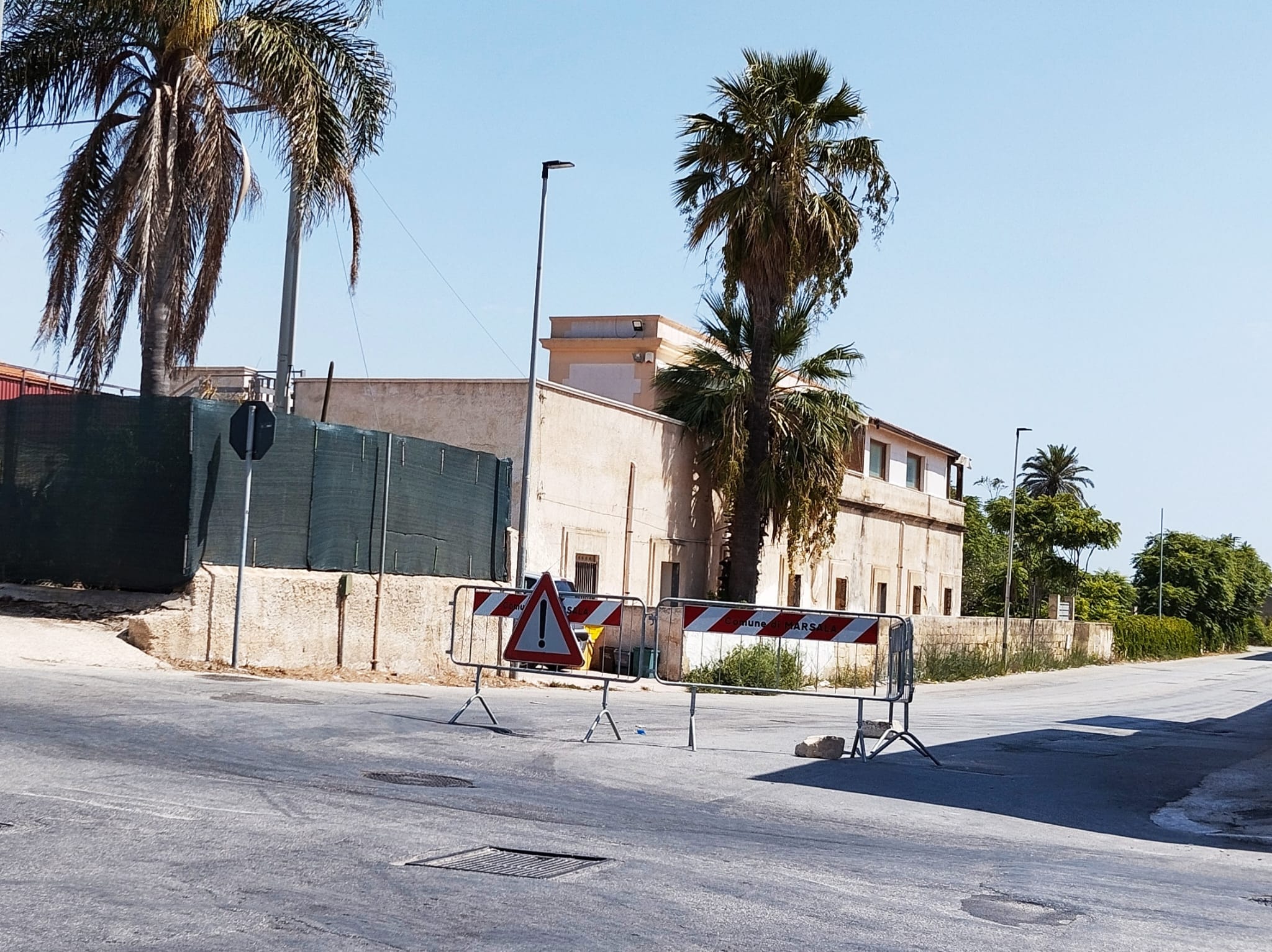 Marsala, via Mazara vecchia chiusa al transito: il punto sui lavori