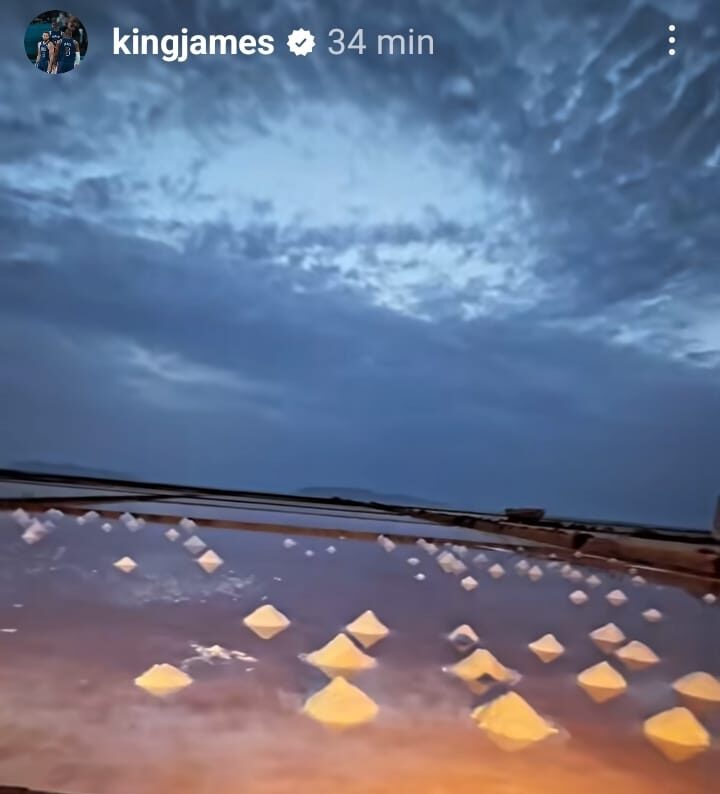 La stella del basket LeBron James in giro nel trapanese, tra mare e saline