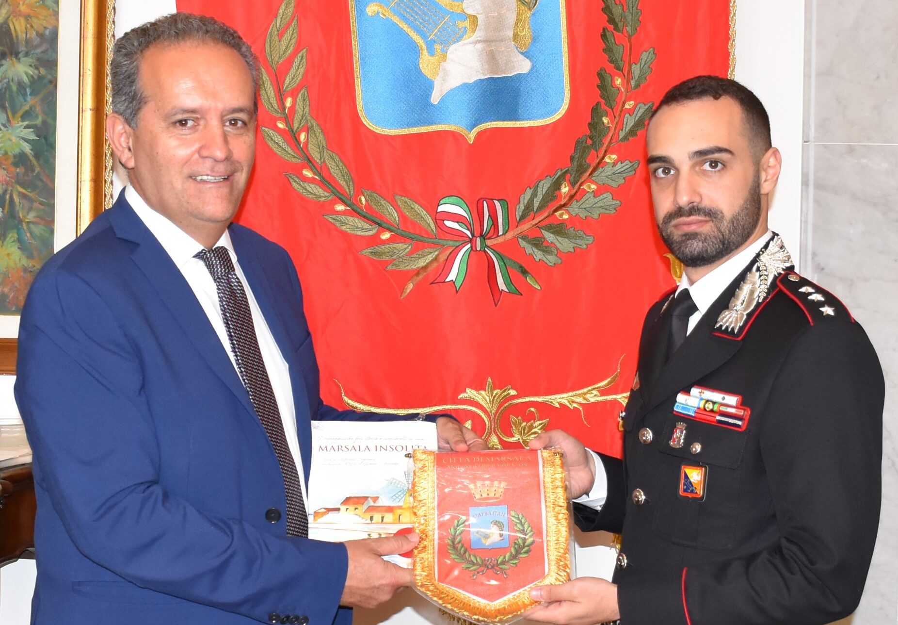 Marsala: il comandante Cafarella si presenta alle istituzioni comunali