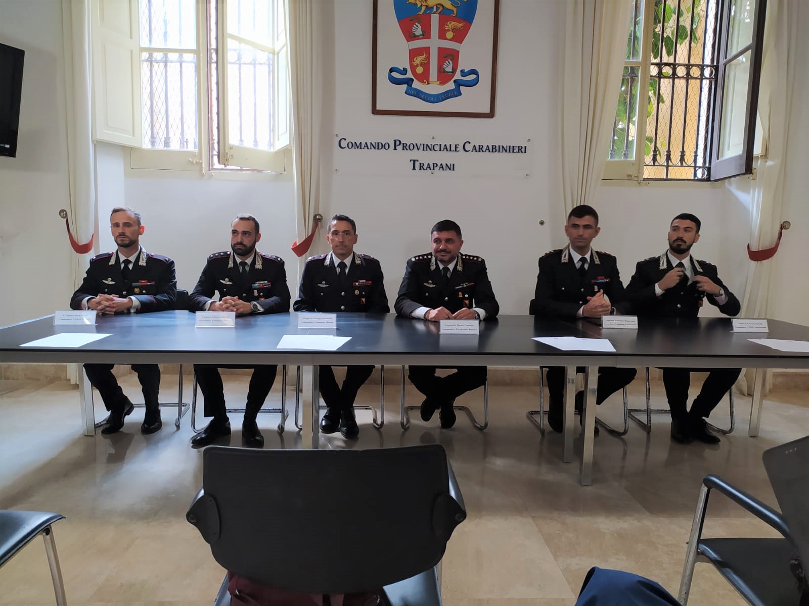 Carabinieri: gli arrivi al Comando provinciale, di Marsala, di Mazara e Castelvetrano