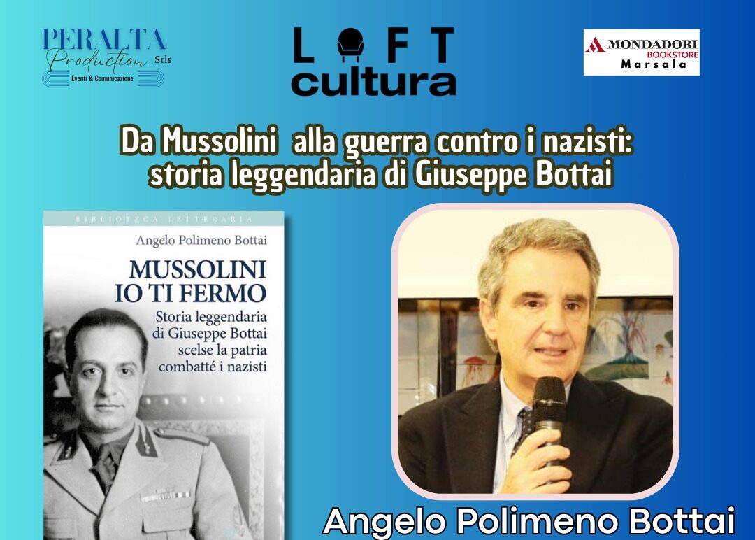 A Marsala “Mussolini io ti fermo”, storia di Giuseppe Bottai raccontata dal nipote e giornalista Rai