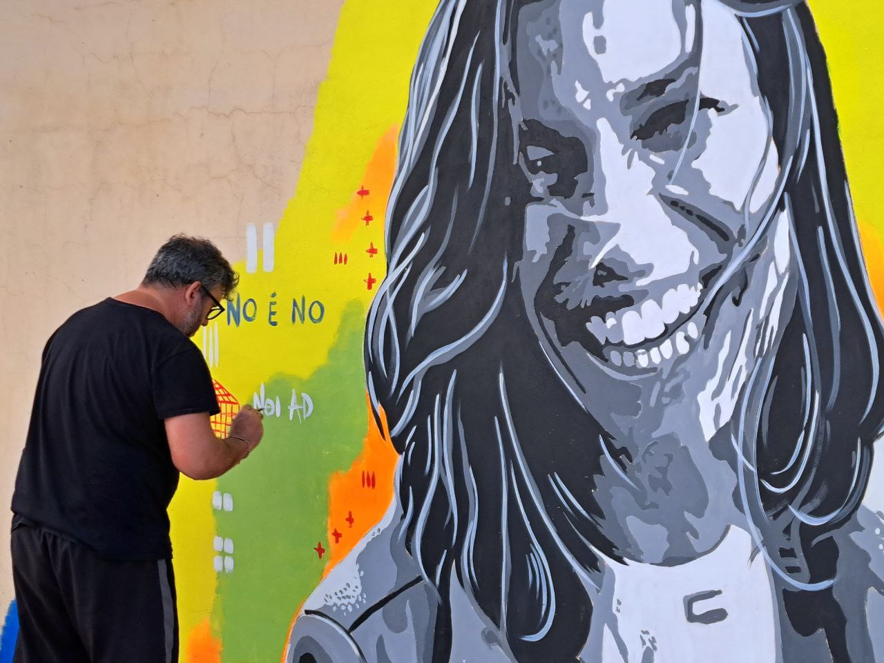 A Salemi Piriongo omaggia Marisa Leo in un murales