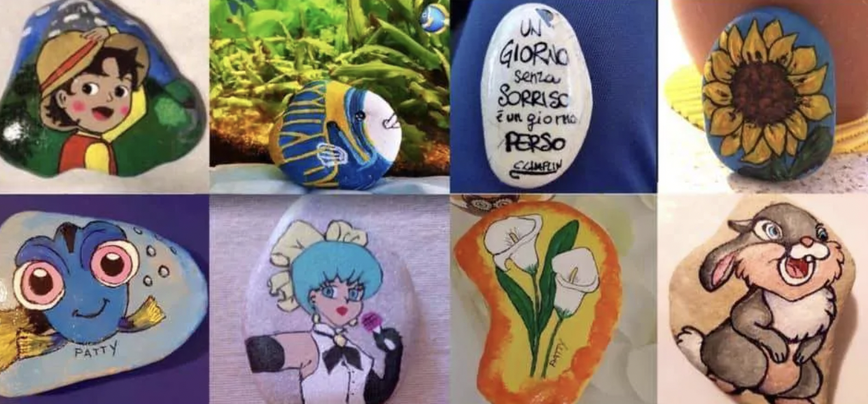 “Un sasso per un sorriso”, gli angoli di Marsala colorati da pietre dipinte