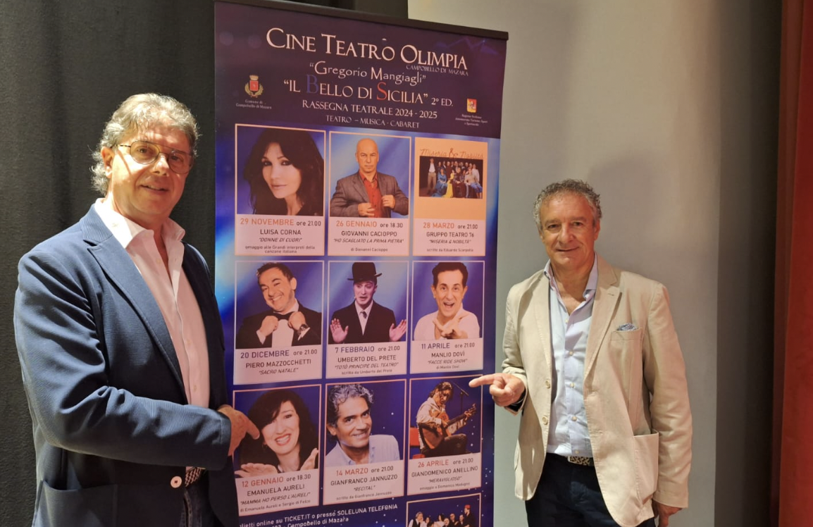 Al Cine-Teatro Olimpia di Campobello presentata la rassegna ‘Il bello di Sicilia’