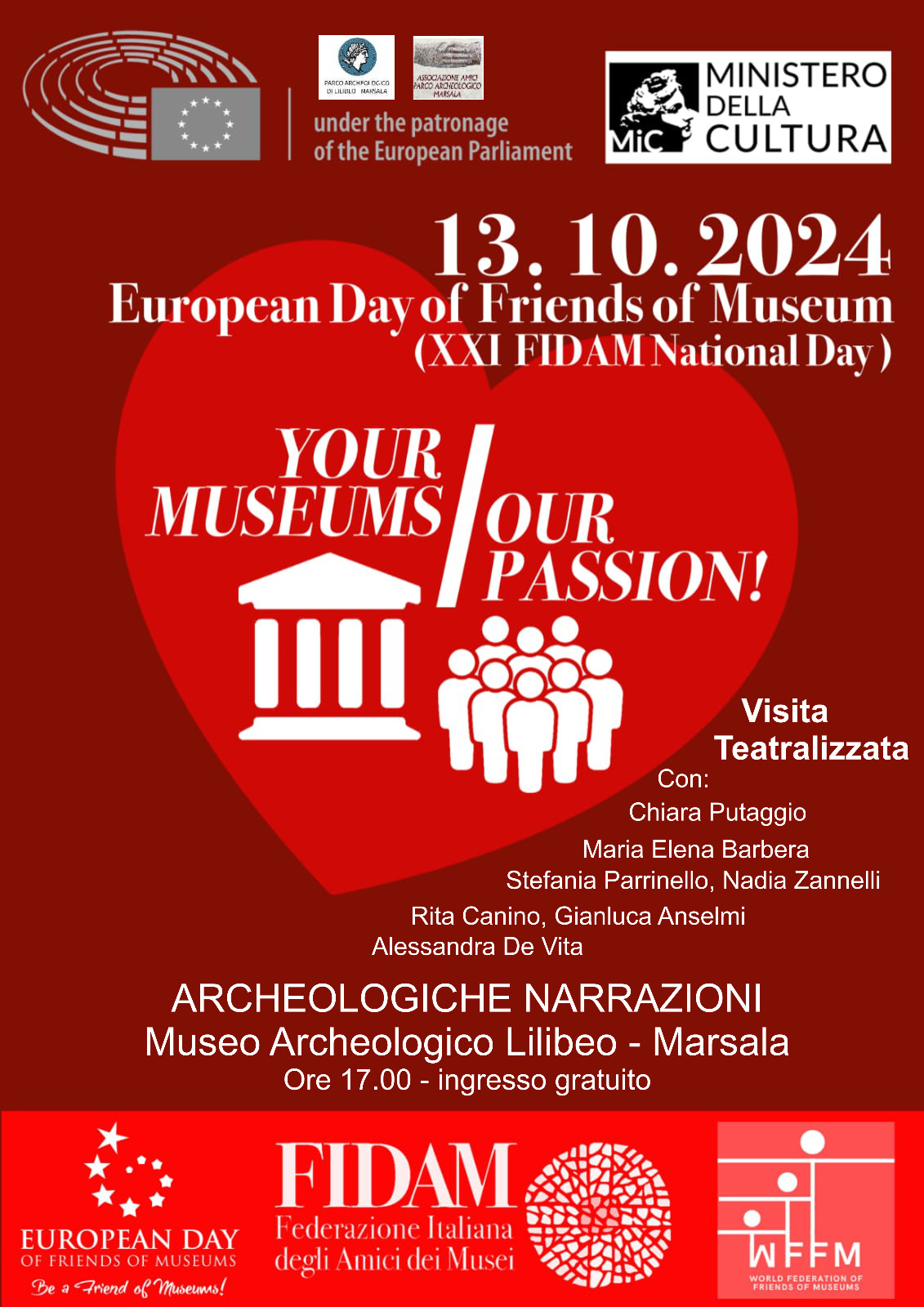 Al Parco Lilibeo la giornata della Federazione Italiana Amici dei Musei