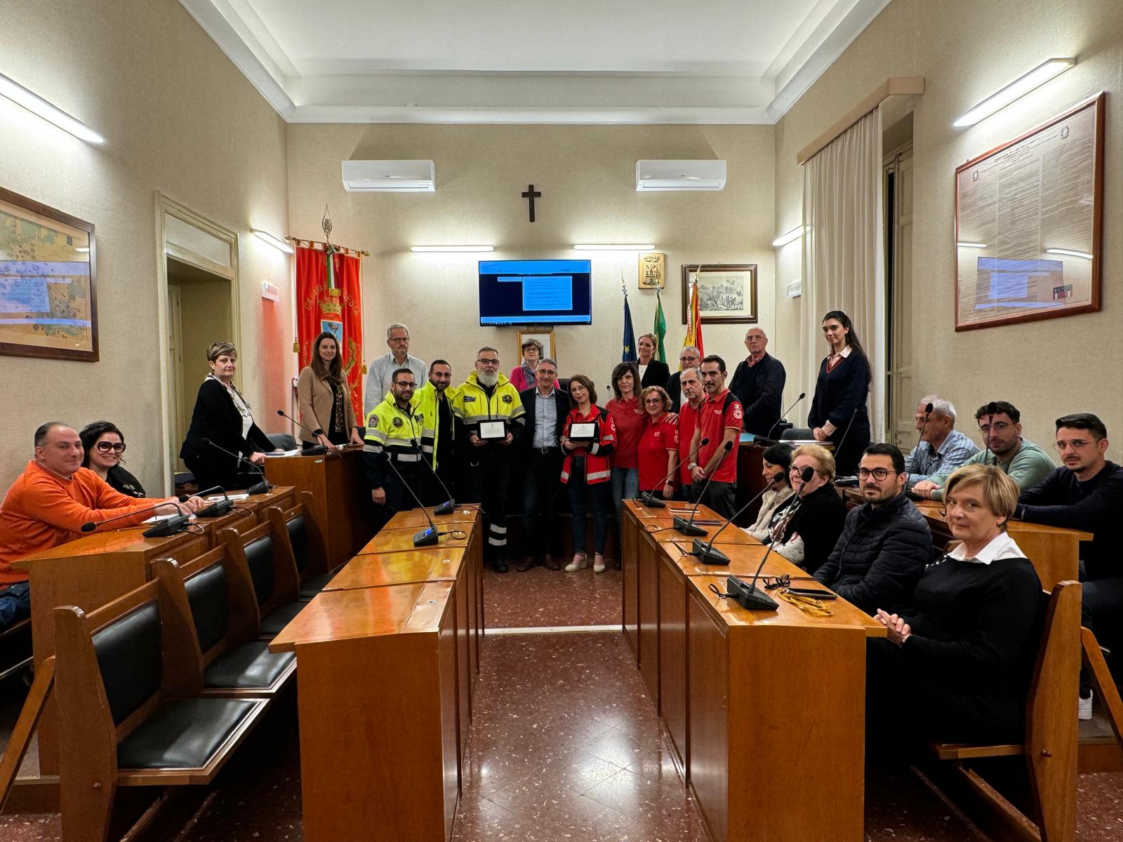 Incendi e dissesti idrogeologici, conferiti elogi alle associazioni di volontariato di Calatafimi