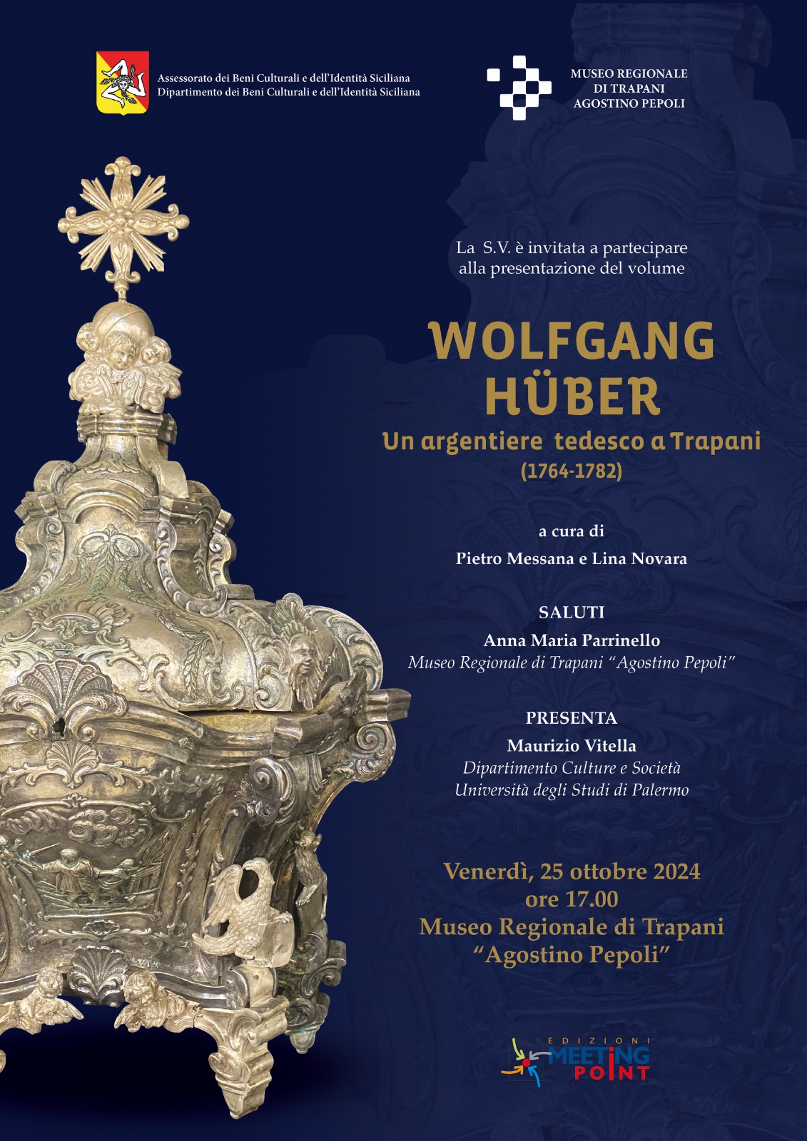 Al Museo Pepoli si presenta “Wolfgang Huber. Un argentiere tedesco a Trapani”